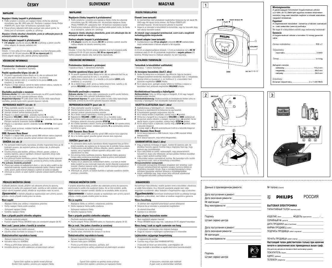 Инструкция Philips AQ-6492