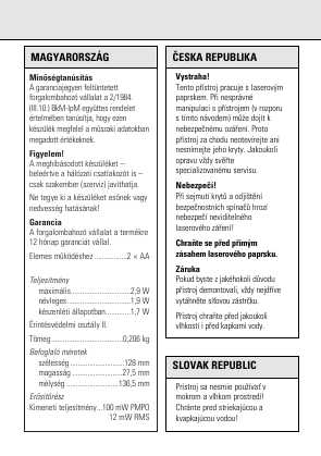 Инструкция Philips AX-2011
