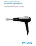 Инструкция Philips HP-4991