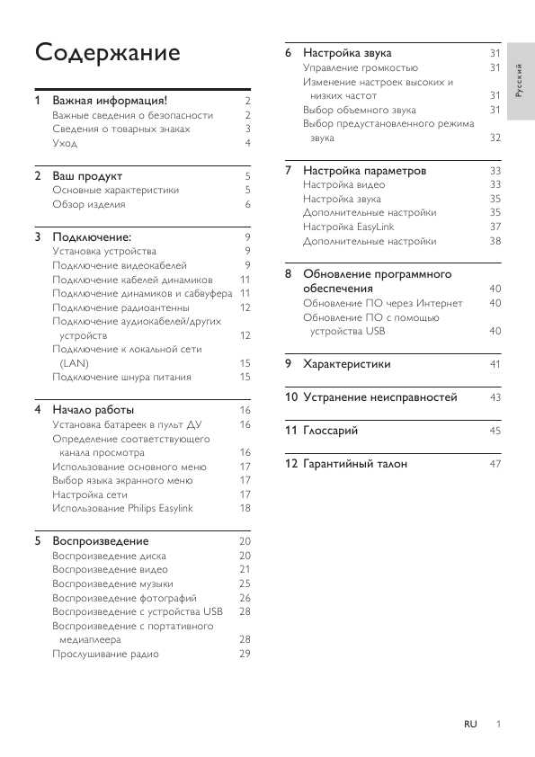 Инструкция Philips HTS-7200