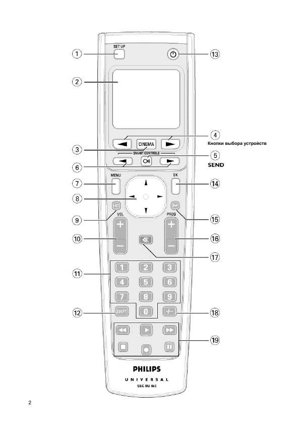 Инструкция Philips SBC RU 865