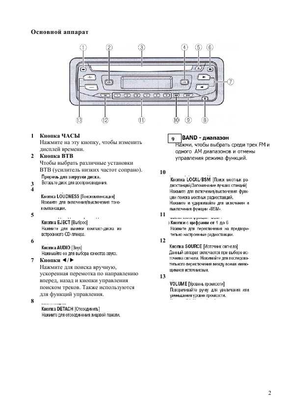 Инструкция Pioneer DEH-1750