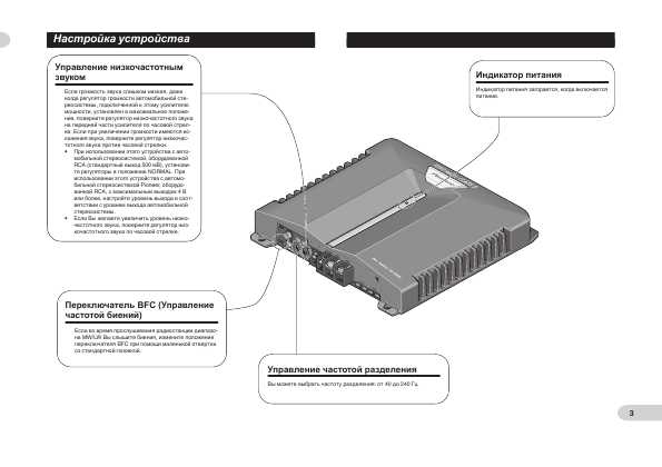 Инструкция Pioneer GM-D500M