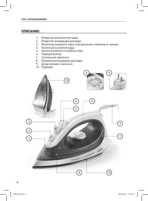 Инструкция Rolsen RN-1155 Julia