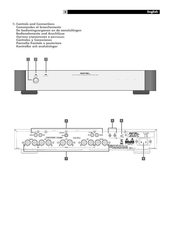 Инструкция ROTEL RMB-1085