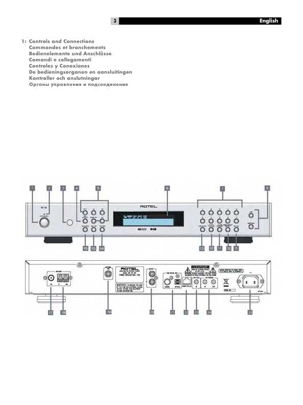 Инструкция ROTEL RT-06