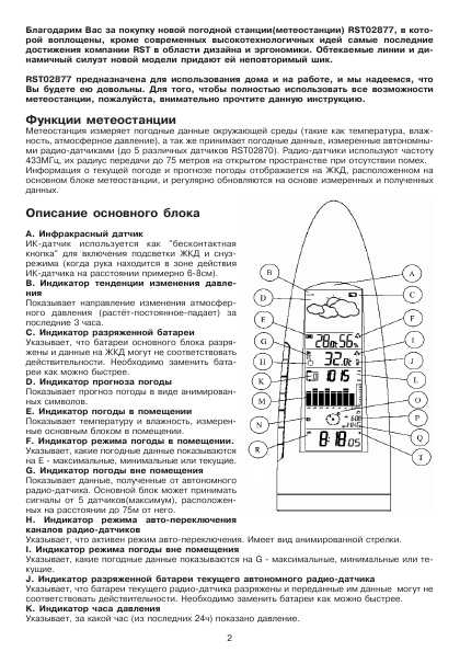 Инструкция RST 02877