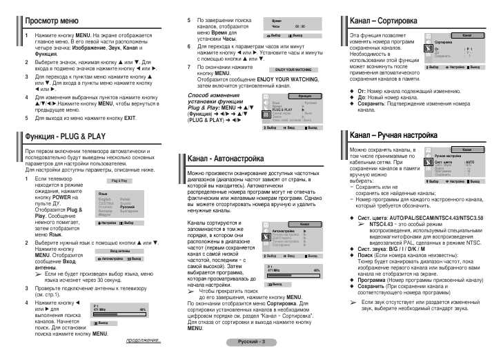 Инструкция Samsung CS-15K30