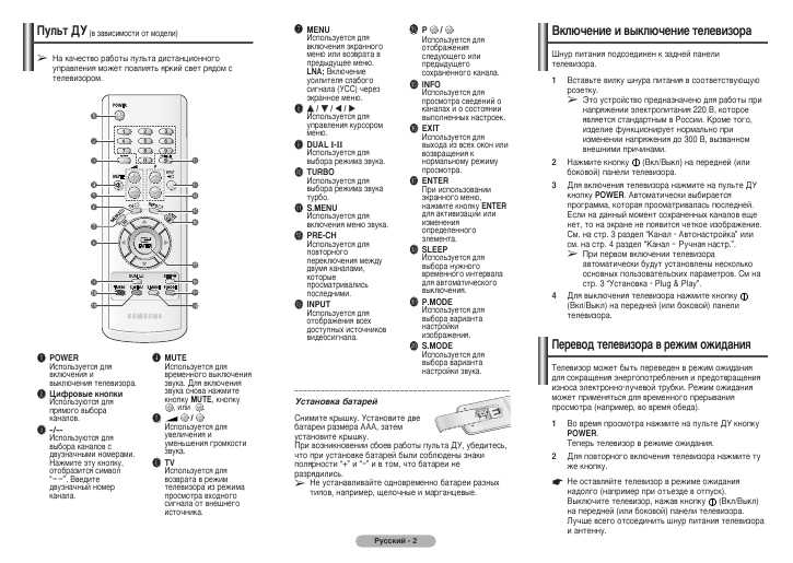Инструкция Samsung CS-21Z30ZQQ