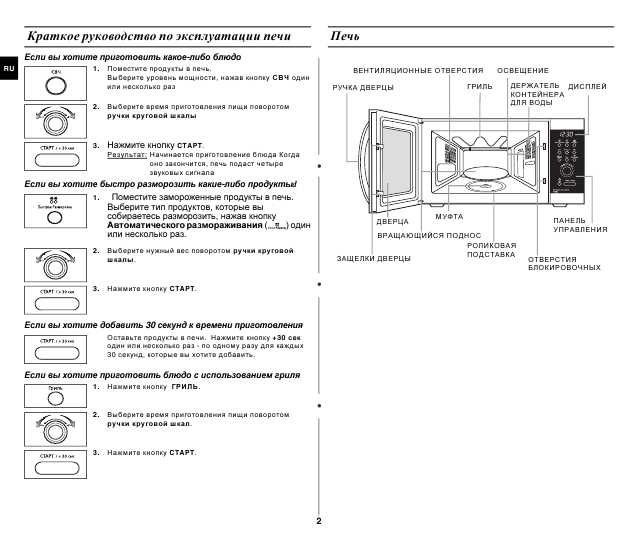 Инструкция Samsung GE-1072TR