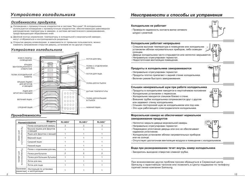 Инструкция Samsung RL-34EGIH