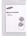 Инструкция Samsung SBH-170