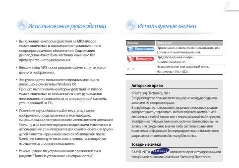 Инструкция Samsung YP-Z3