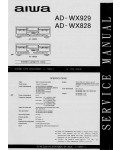 Сервисная инструкция Aiwa AD-WX828, AD-WX929