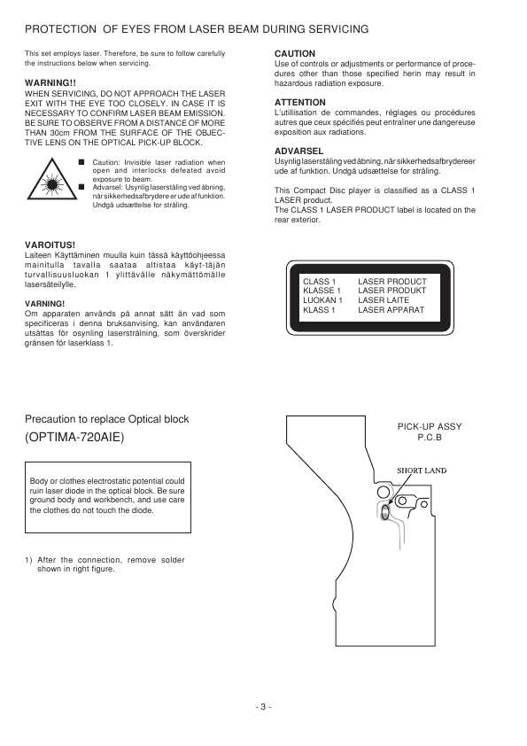 Сервисная инструкция Aiwa CDC-Z107