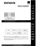 Сервисная инструкция AIWA NSX-K600D