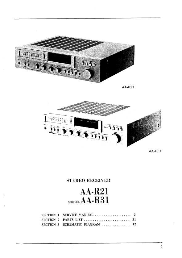 Сервисная инструкция Akai AA-R21, AA-R31