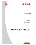 Сервисная инструкция Akai ACL-801