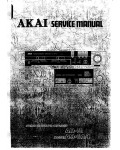 Сервисная инструкция Akai AM-U1, AM-U2F