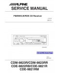 Сервисная инструкция Alpine CDM-9823R, CDE-9821R, CDE-9822R