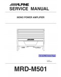 Сервисная инструкция Alpine MRD-M501