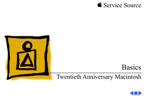 Сервисная инструкция Apple TWENTIETH ANNIVERSARY MAC