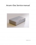 Сервисная инструкция Arcam RDAC