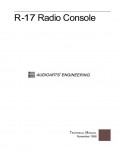Сервисная инструкция Audioarts R-17