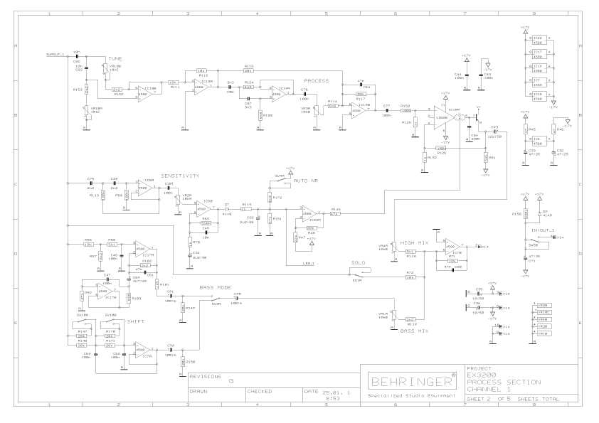 Сервисная инструкция Behringer EX3200