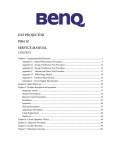 Сервисная инструкция Benq PB6110