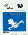 Сервисная инструкция BOBCAT 2000, 6566662, 11-88