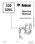Сервисная инструкция BOBCAT 320, 11-06