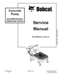 Сервисная инструкция BOBCAT CONCRETE, PUMP, 12-07