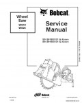 Сервисная инструкция BOBCAT WHEEL, SAW, 5-01