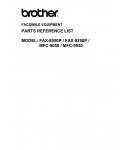 Сервисная инструкция Brother Fax 8050p, 8250p, MFC-9050, 9550 Каталог запчастей для устройства