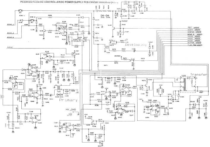 Сервисная инструкция CANON FC230, PC320, PC325 (Schematics)