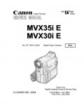 Сервисная инструкция Canon MVX-30i, MVX-35i