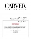 Сервисная инструкция Carver PM-900
