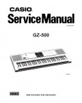 Сервисная инструкция Casio GZ-500