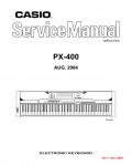 Сервисная инструкция Casio PX-400