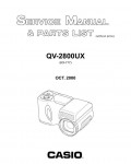 Сервисная инструкция Casio QV-2800UX
