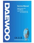 Сервисная инструкция Daewoo DSA-100L, DSA-120L
