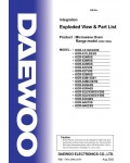 Сервисная инструкция Daewoo KOR-1A1G, KOR-611L, KOR-634R, KOR-635R, KOR-637V