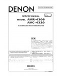 Сервисная инструкция Denon AVR-4306