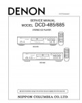 Сервисная инструкция Denon DCD-485, 685