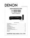 Сервисная инструкция Denon DCD-590, DCD-690 DE