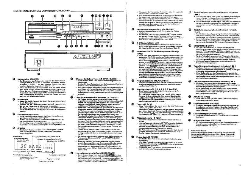 Сервисная инструкция Denon DCD-620 DE