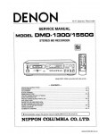 Сервисная инструкция DENON DMD-1300, 1550G