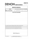 Сервисная инструкция Denon DN-F450R