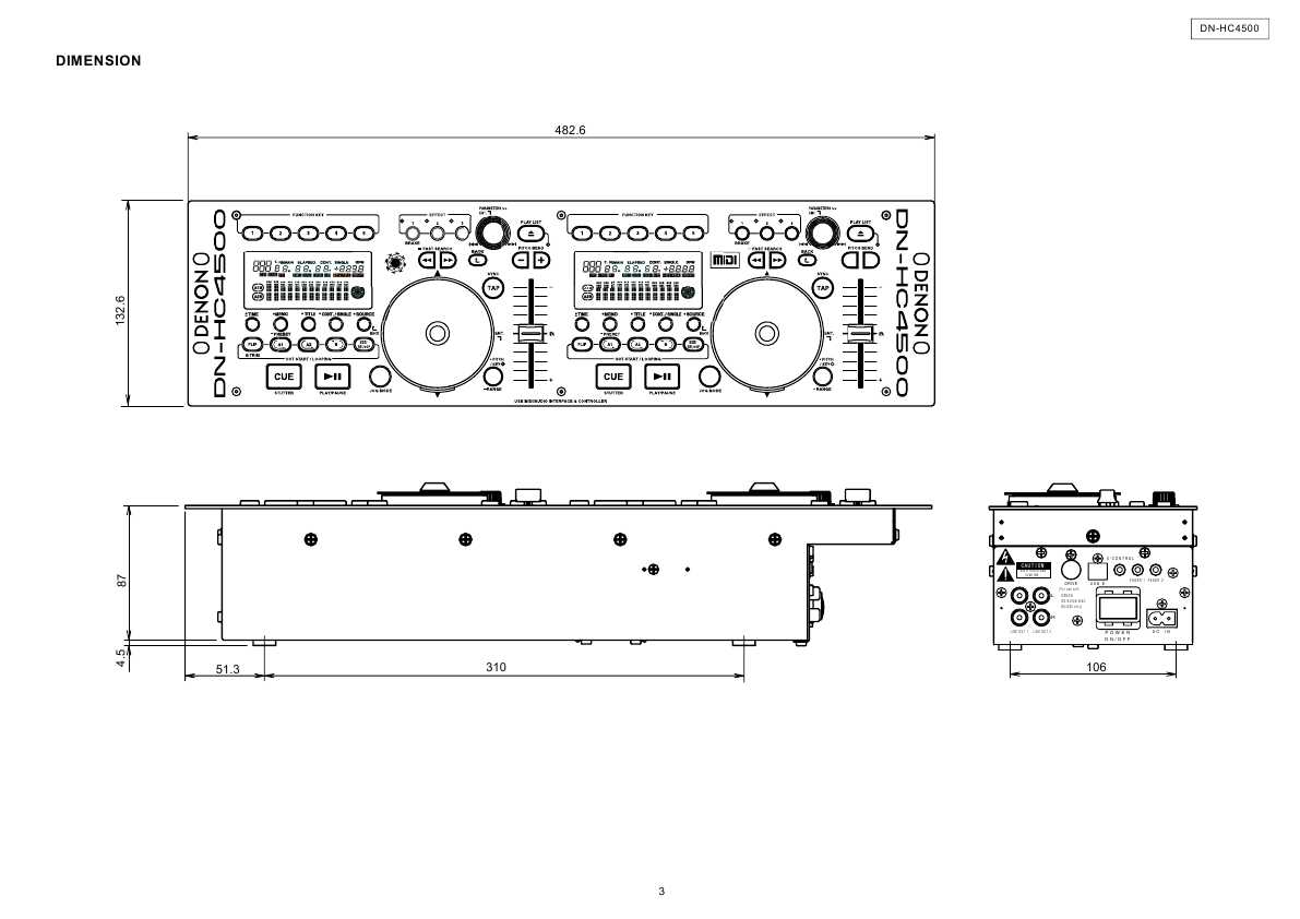 Сервисная инструкция Denon DN-HC4500